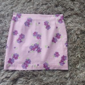 Lilly Pulitzer Floral skirt NWOT